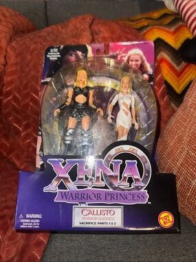 1999 Xena Warrior Princess 6” Callisto Warrior Goddess & Hope Figure Set